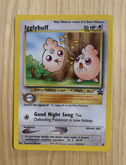 Pokemon - Igglybuff Black Star Promo # 36 NM - Image 1