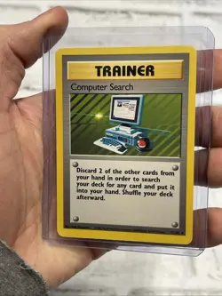 Computer Search – Pokemon TCG Base Set 71/102 Rare NM Near Mint Pokemon Nintendo - Image 2