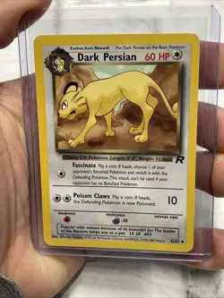 Dark Persian 42/82 WOTC Vintage Pokemon | Team Rocket Pokemon TCG NM/MT Nintendo - Image 1