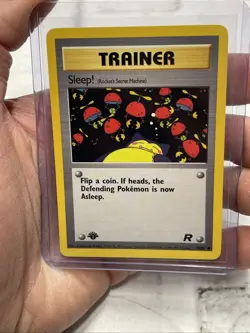Sleep! (Rocket's Secret Machine) 79/82 Team Rocket 1st Edition Pokemon NM/MT Vtg - Image 1