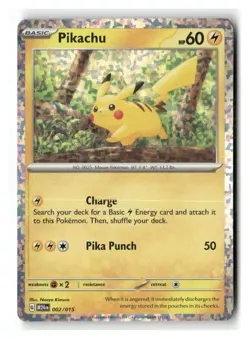 Pikachu 002/015 Holofoil Promo McDonald's Promos 2024 Pokemon Near Mint - Image 1