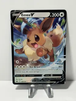 Pokemon Eevee V 108/159 Crown Zenith Ultra Rare Holo Near Mint - Image 1