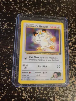 Giovanni's Meowth Gym Challenge 74/132 Wizards Pokemon TCG Common Unlimited - Image 3