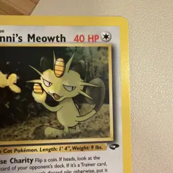 Pokemon Gym Challenge Giovanni's Meowth 43/132 Regular - Image 4