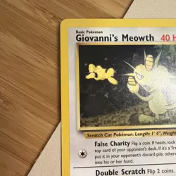 Pokemon Gym Challenge Giovanni's Meowth 43/132 Regular - Image 5
