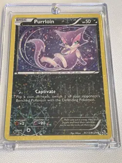 2013 Pokemon Legendary Treasures Radiant Collection Purrloin RC13/RC25 - Image 4