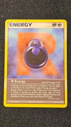 R Energy - Team Rocket Returns 95/109 Uncommon Non-Holo Pokemon TCG - MP - Image 2