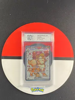 Arcanine ex CSV3C-141/130 SR - Scarlet&Violet Pokemon Chinese Grade10 - Image 1