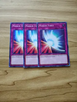 Yu-Gi-Oh! - Mirror Force 3X - Super Rare / Holo - Full Playset - Image 1