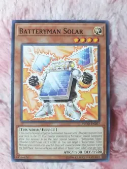Yu-Gi-Oh! Batteryman Solar - FLOD-EN027 - Common - Flames of Destruction - Image 1