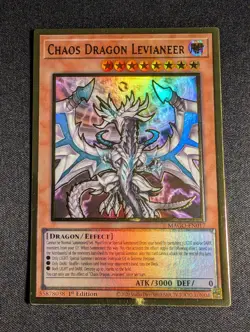 Yugioh - Chaos Dragon Levianeer MAGO-EN017 1st Edition Premium Gold NM - Image 1