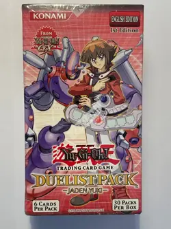 YuGiOh Duelist Pack Jaden Yuki Booster Box 1st Edition Sealed NEW - Image 1