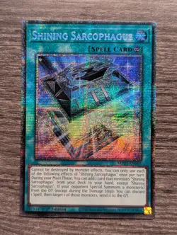 Shining Sarcophagus (Starlight Rare) 1st Ed.- MP25-EN005 NM Yugioh TCG - Image 1