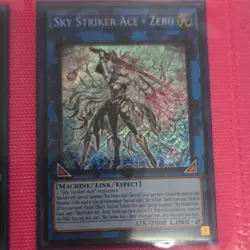 Yugioh Sky Striker Ace - Zero DUAD-EN049 1st Edition Link/Effect Holo Monster - Image 1