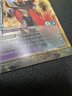 Disney Lorcana - Jafar High Sultan of Lorcana (Store Championship) 33/P2 - NM - Image 3
