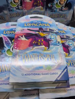 In Hand Disney Lorcana: Winterspell Sleeved Booster Pack (Single Pack) - Image 2