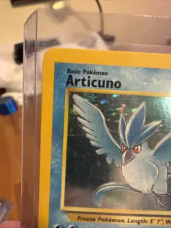 Pokemon TCG Articuno Fossil Holo Unlimited Rare Card 2/62 LP Condition - Image 2