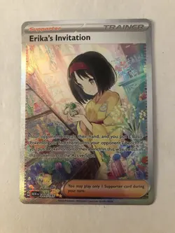 Erika's Invitation - 203/165 - Pokemon 151 Special Illustration Rare Card NM - Image 1