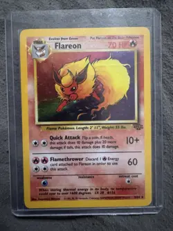 Pokemon TCG Flareon 010/110 Legendary Collection Holo Rare card Holofoil - Image 1
