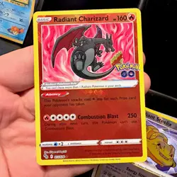 Pokemon Radiant Charizard 011/078 Pokemon GO Radiant Rare Holo 160 HP Card - Image 1