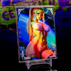 Samus Aran Waifu Trading Card ACG-AVL Goddess Holo Foil 036 Anime Manga Metroid - Image 2