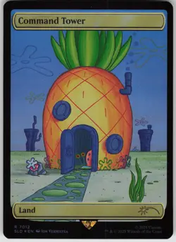 MTG Command Tower Rainbow Foil NM Secret Lair Drop Series Magic 7012 - Image 1