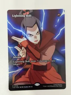 0032 Lightning Bolt Borderless Magic The Gathering Avatar - Image 1