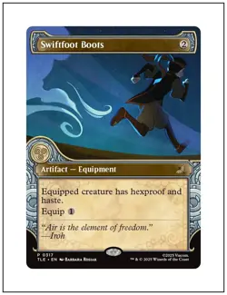 1x Swiftfoot Boots, 0317, Avatar Last Airbender Eternal Legal, Magic MTG NM - Image 1