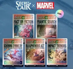 MTG Secret Lair x Marvel's Spider-Man: Daily Bugle Breaking News Rainbow Foil - Image 3