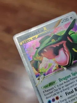 Rayquaza C Lv.X DP47 Black Star Promo Diamond & Pearl Holo Rare Pokemon Card PL - Image 3