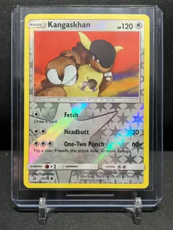 Kangaskhan 55/70 Reverse Holo Pokemon 2018 Dragon Majesty LP - Image 1
