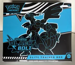 Pokemon Scarlet Violet Black Bolt Elite Trainer Box ETB Sealed NEW - Image 1