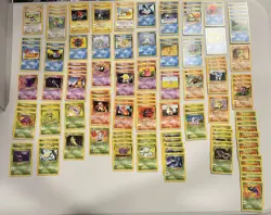 Vintage Pokemon Cards - Lot of 224 Cards - Please Read & See Photos for Details - Image 1
