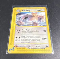 Pokemon Ursaring Skyridge 110/144 80 HP Common Regular 2003 E-Reader - Image 1