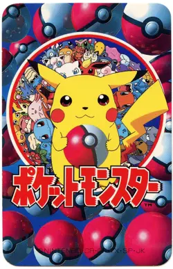 1998 Vintage Squirtle Jack of Diamonds Pokemon Televi-kun Poker Playing Card - Image 3