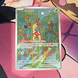Pokemon Shuckle 136/132 Me01: Mega Evolution Full Art Holo Pokemon TCG - Image 2