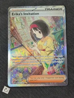 Erika's Invitation 203/165 - Scarlet Violet 151 Special Illustration Rare NM - Image 1
