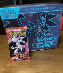 Pokemon Mega Evolution Phantasmal Flames Elite Trainer Box ETB Sealed - Image 1