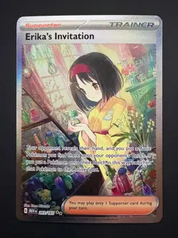 Erika's Invitation 203/165 Pokemon 151 Special Illustration Rare Near Mint 2023 - Image 1