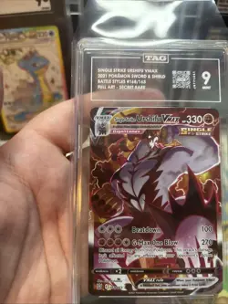 Pokemon Single Strike Urshifu VMAX 086/163 Full Art Battle Styles TAG 9 Mint - Image 2