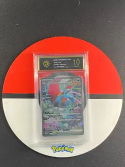 Pokemon TCG S-Chinese Roaring Moon ex SAR CSV6C 155/128 Grade10 - Image 1