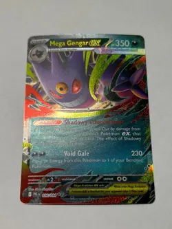 Pokemon TCG Mega Gengar ex Phantasmal Flames Holo 056/094 Ultra Rare - Image 1