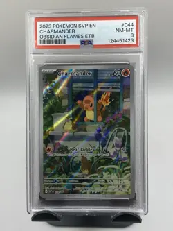 2023 POKEMON SVP EN CHARMANDER OBSIDIAN FLAMES ETB #044 NM-MT 8 - Image 1