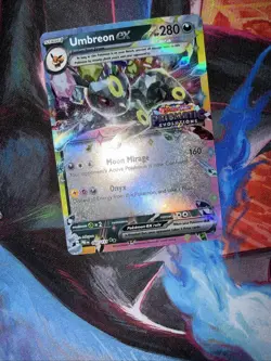 Pokemon TCG Umbreon EX 060/131 Prismatic Evolutions Stamped Promo - Image 1