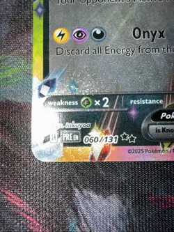 Pokemon TCG Umbreon EX 060/131 Prismatic Evolutions Stamped Promo - Image 2