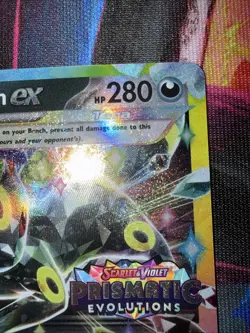 Pokemon TCG Umbreon EX 060/131 Prismatic Evolutions Stamped Promo - Image 4