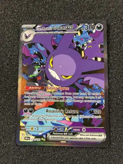 💀 Team Rocket’s Crobat ex 234/182 💎 Destined Rivals Secret Rare Pokemon NM 🔥 - Image 1