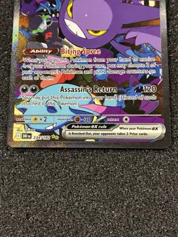 💀 Team Rocket’s Crobat ex 234/182 💎 Destined Rivals Secret Rare Pokemon NM 🔥 - Image 2