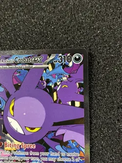 💀 Team Rocket’s Crobat ex 234/182 💎 Destined Rivals Secret Rare Pokemon NM 🔥 - Image 3