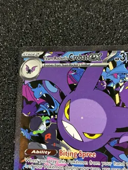 💀 Team Rocket’s Crobat ex 234/182 💎 Destined Rivals Secret Rare Pokemon NM 🔥 - Image 4